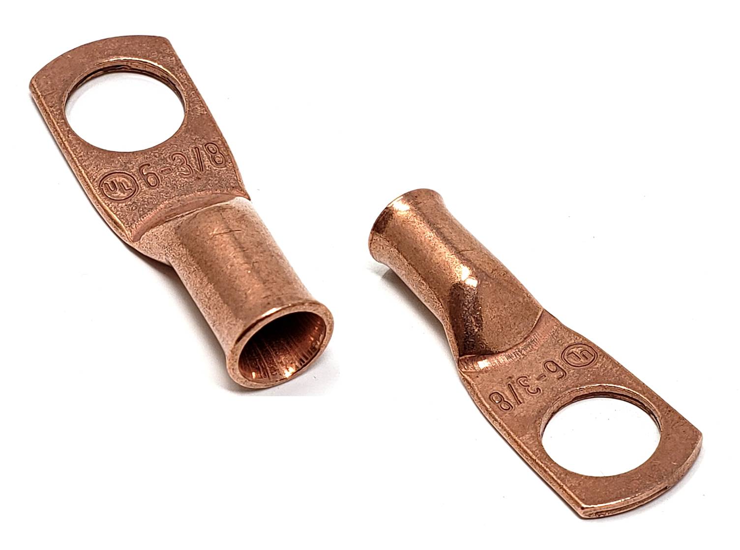 6 Gauge (AWG) Pure Copper Cable Lug Connector Ring Terminals